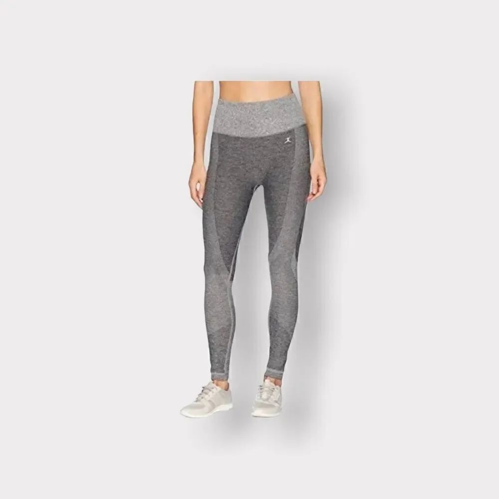 Danskin Leggings Seamless Ankle Gray Sz M NWT
